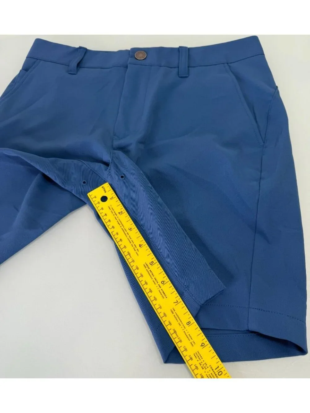 Bonobos Golf Shorts Mens 29 Blue 8” Inseam Performance Stretch Chino Flat Front - Picture 6 of 11